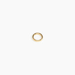 LO Collections Circle Ring Rings in Nano-Coated Brass Material 