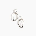 LO Collections Liquid Chain Earrings Earrings in 925 Sterling Silver Material 