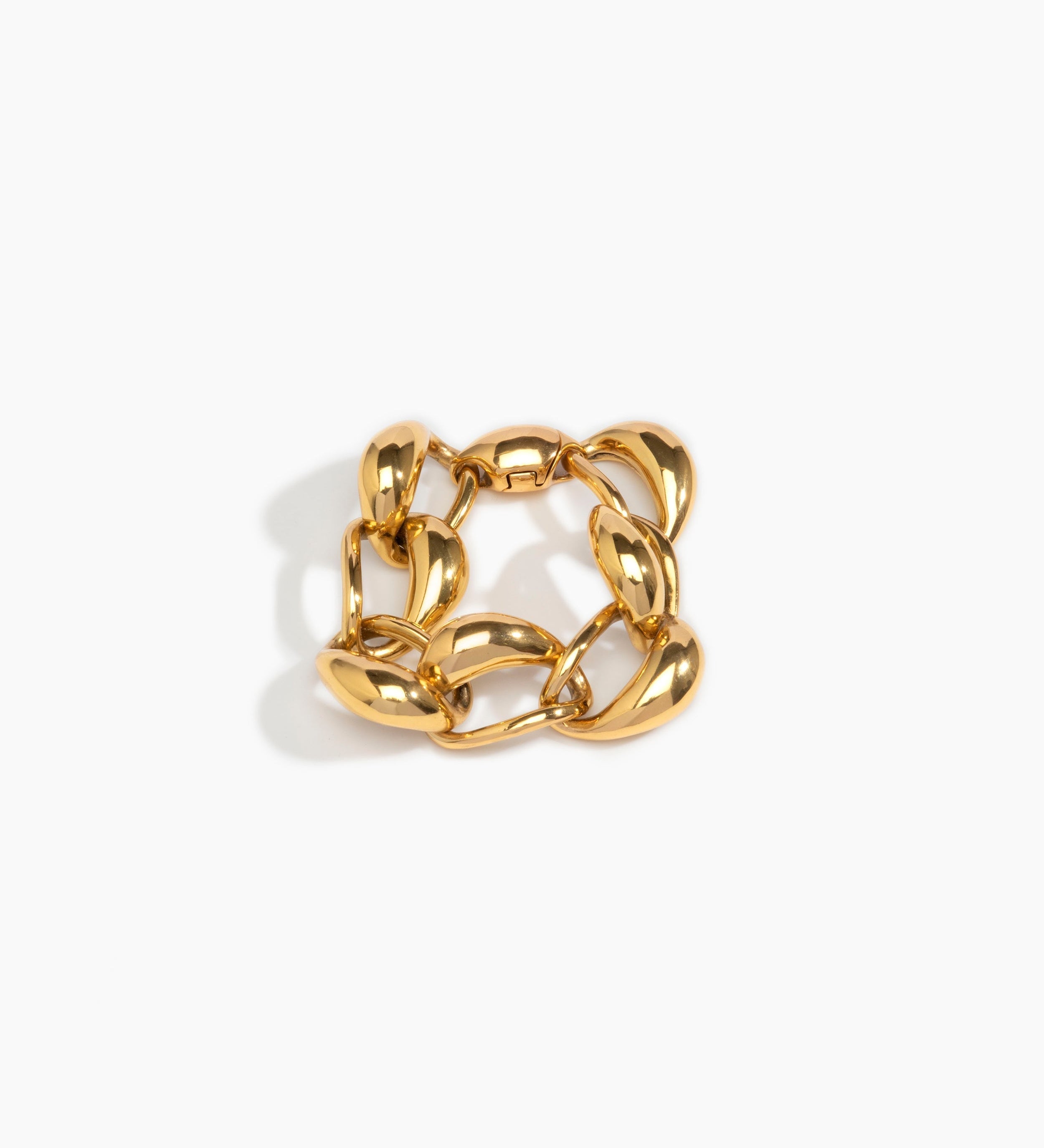 LO Collections Cocoon Bracelet Bracelets in 24k Gold-Plated Brass Material 