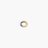 Dinosaur Designs Modern Tribal Band Ring Rings in Sandy Pearl Colour resin with Wide Fit