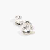 LO Collections Wave Earrings Earrings in Silver-Plated Brass Material 