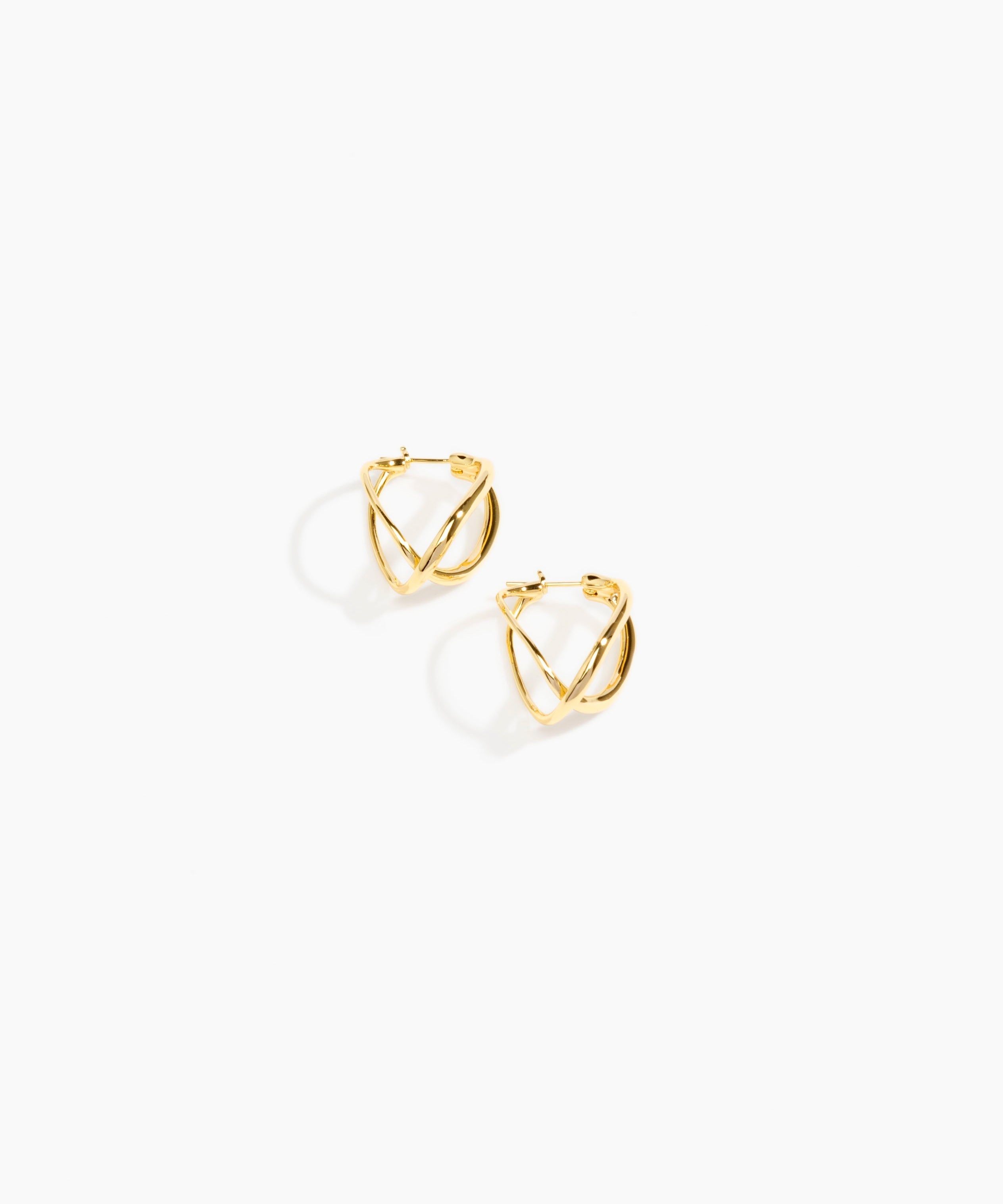 LO Collections x ALEX AND TRAHANAS Medium Corda Earrings Earrings in Nano-Coated Brass Material 