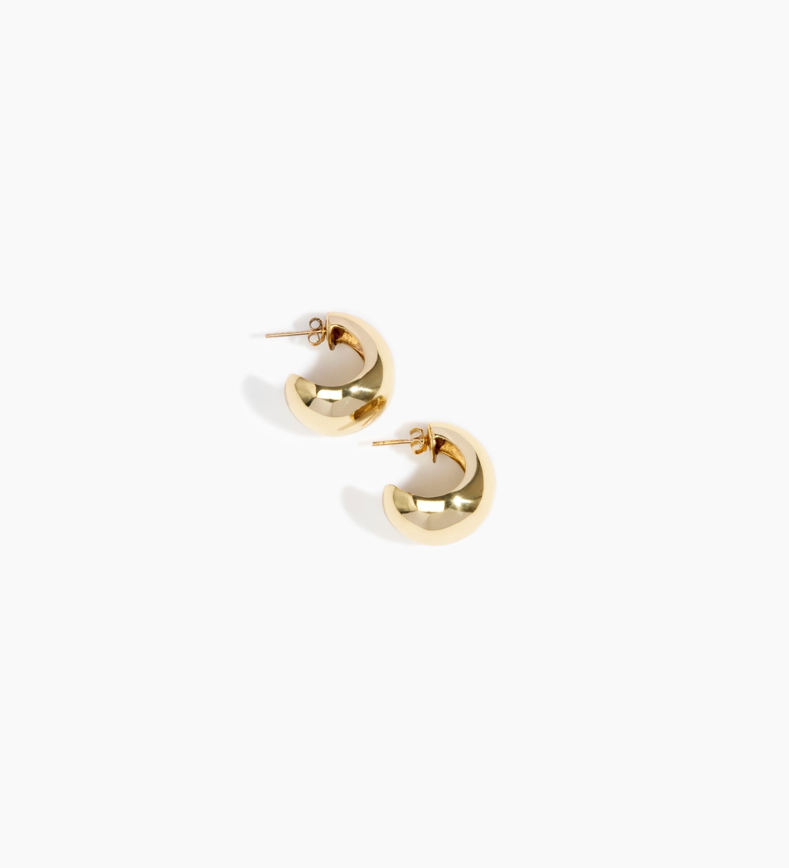 LO Collections x ALEX AND TRAHANAS Small Chifferi Hoop Earrings Earrings in Nano-Coated Brass Material 