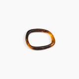 Dinosaur Designs Slate Bangle Bracelets in Tortoise color resin with Wide Fit