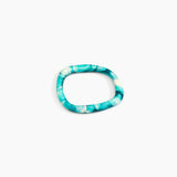 Dinosaur Designs Slate Bangle Bracelets in Lagoon color resin with Wide Fit