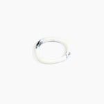 Dinosaur Designs Slate Bangle Bracelets in White Marble color resin with Wide Fit