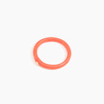 Dinosaur Designs Round Rock Wishbone Bangle Bracelets in Lychee color resin with Wide Fit