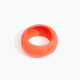 Dinosaur Designs Boulder Bangle Bracelets in Lychee color resin with Wide Fit