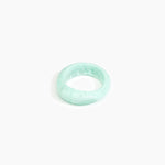 Dinosaur Designs Earth Bangle Bracelets in Mint color resin with Regular Fit