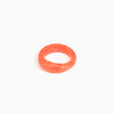 Dinosaur Designs Earth Bangle Bracelets in Lychee color resin with Regular Fit