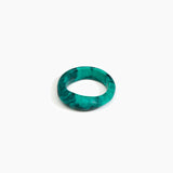 Dinosaur Designs Earth Bangle Bracelets in Mineral Swirl color resin with Regular Fit