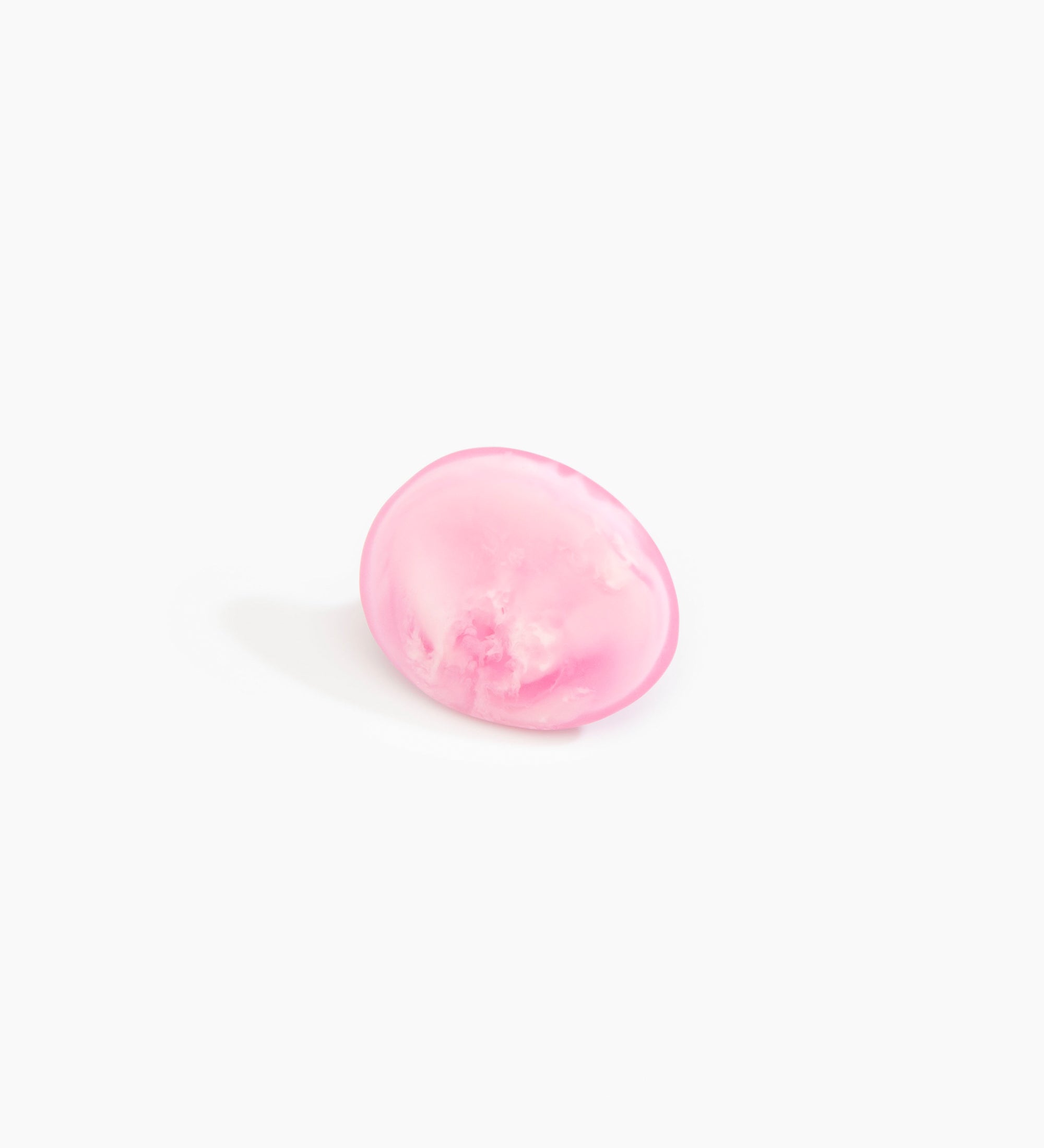 Dinosaur Designs Stone Ring Rings in Shell Pink color resin with Wide Fit