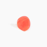 Dinosaur Designs Large Carved Ring Rings in Lychee color resin 