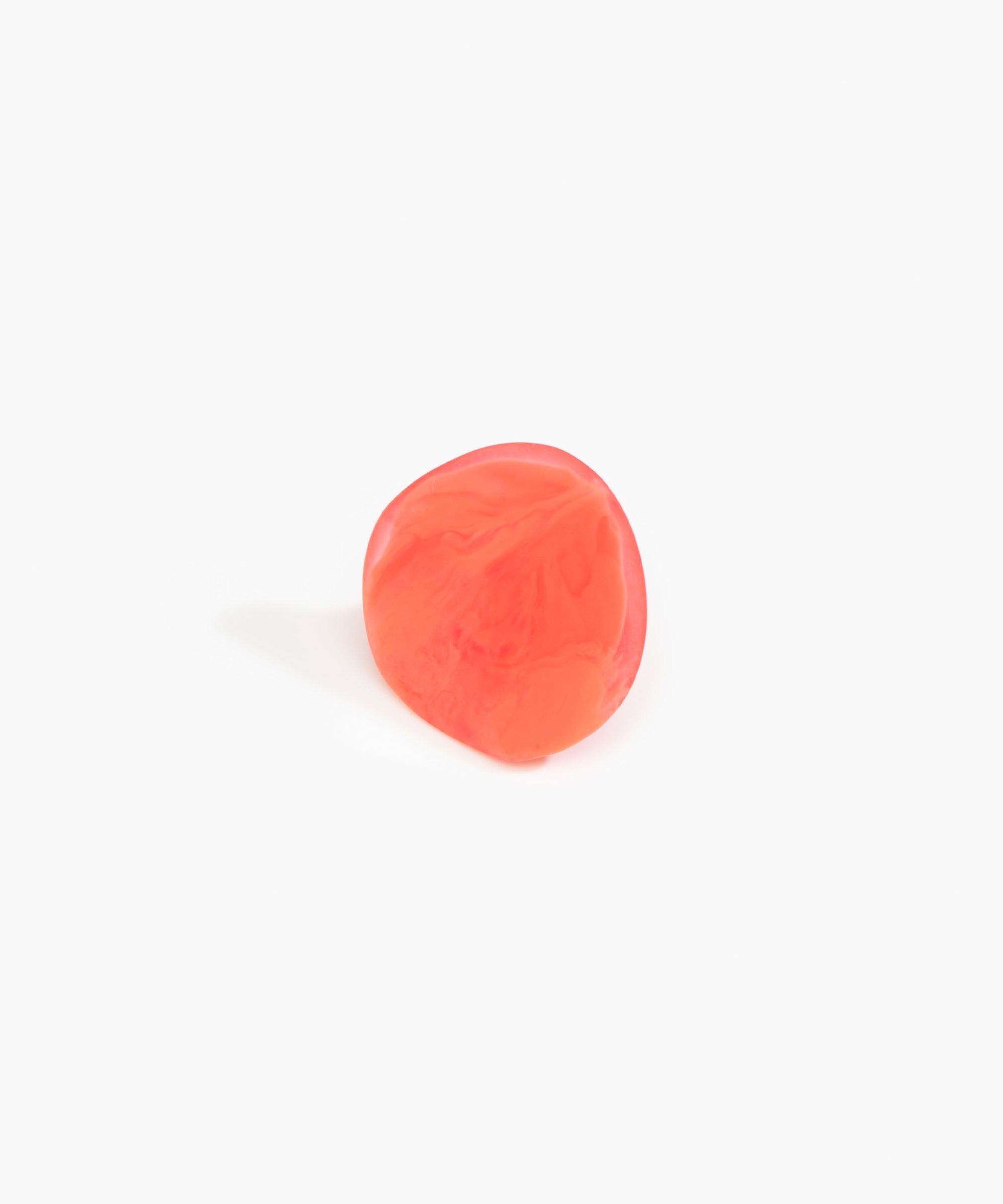 Dinosaur Designs Large Carved Ring Rings in Lychee color resin 