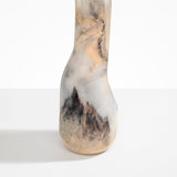 Dinosaur Designs Tall Studio Vase in Sandy Pearl colour resin