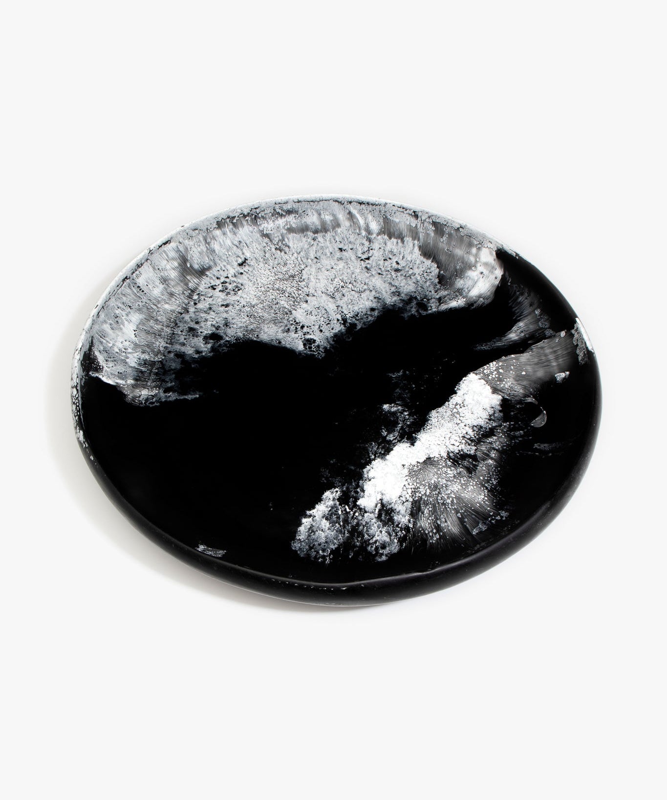 Dinosaur Designs Extra Large Earth Bowl Bowls in Black Marble color resin