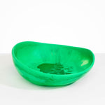 Dinosaur Designs Large Flow Bowl Bowls in Leaf color resin