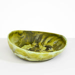 Dinosaur Designs Large Flow Bowl Bowls in Malachite color resin