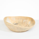 Dinosaur Designs Large Flow Bowl Bowls in Sandy Pearl color resin