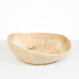 Dinosaur Designs Large Flow Bowl Bowls in Sandy Pearl color resin