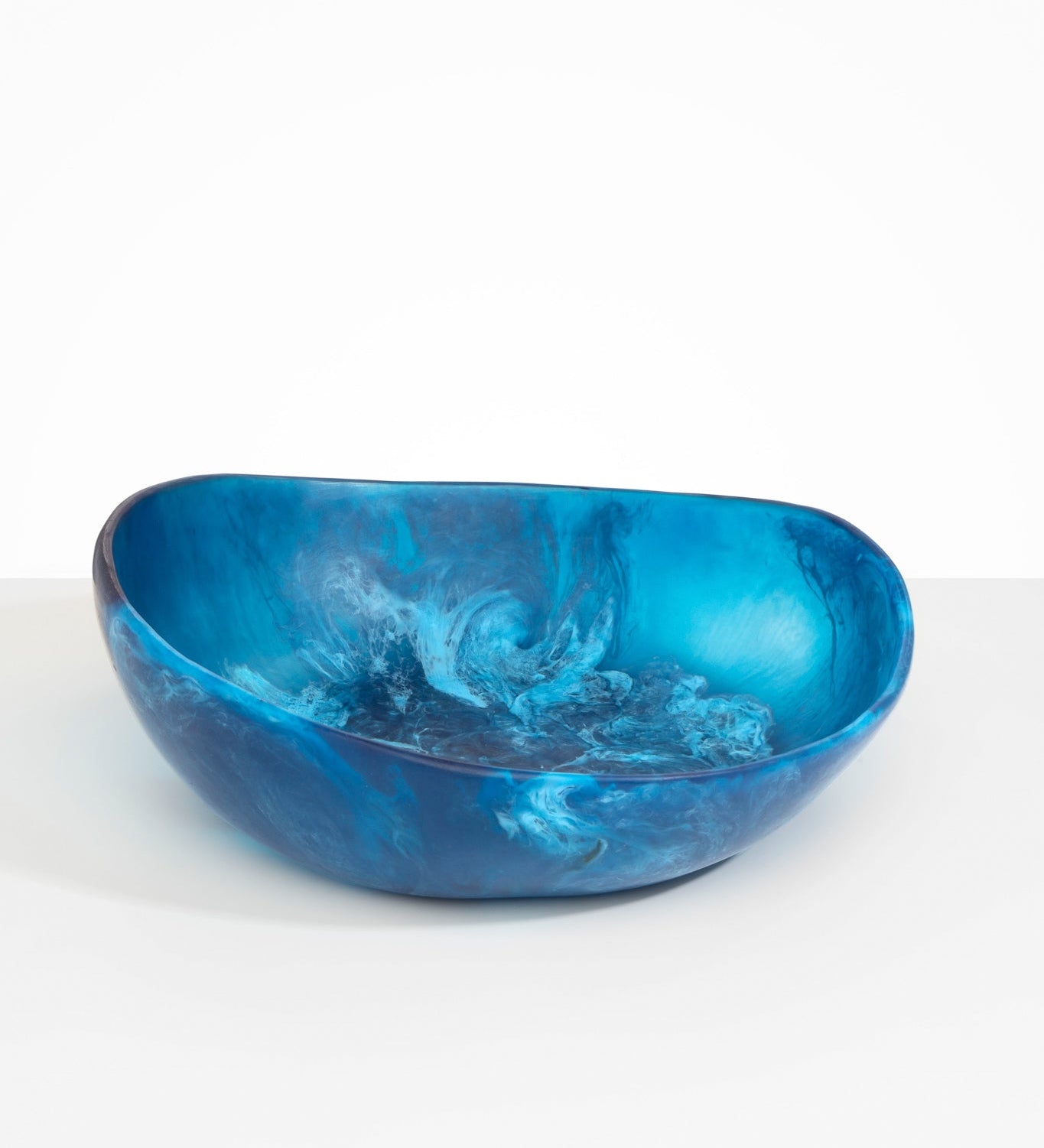 Dinosaur Designs Large Flow Bowl Bowls in Sky color resin