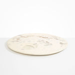 Dinosaur Designs Moon Cheese Platter Serving Platters in Chalk Swirl color resin