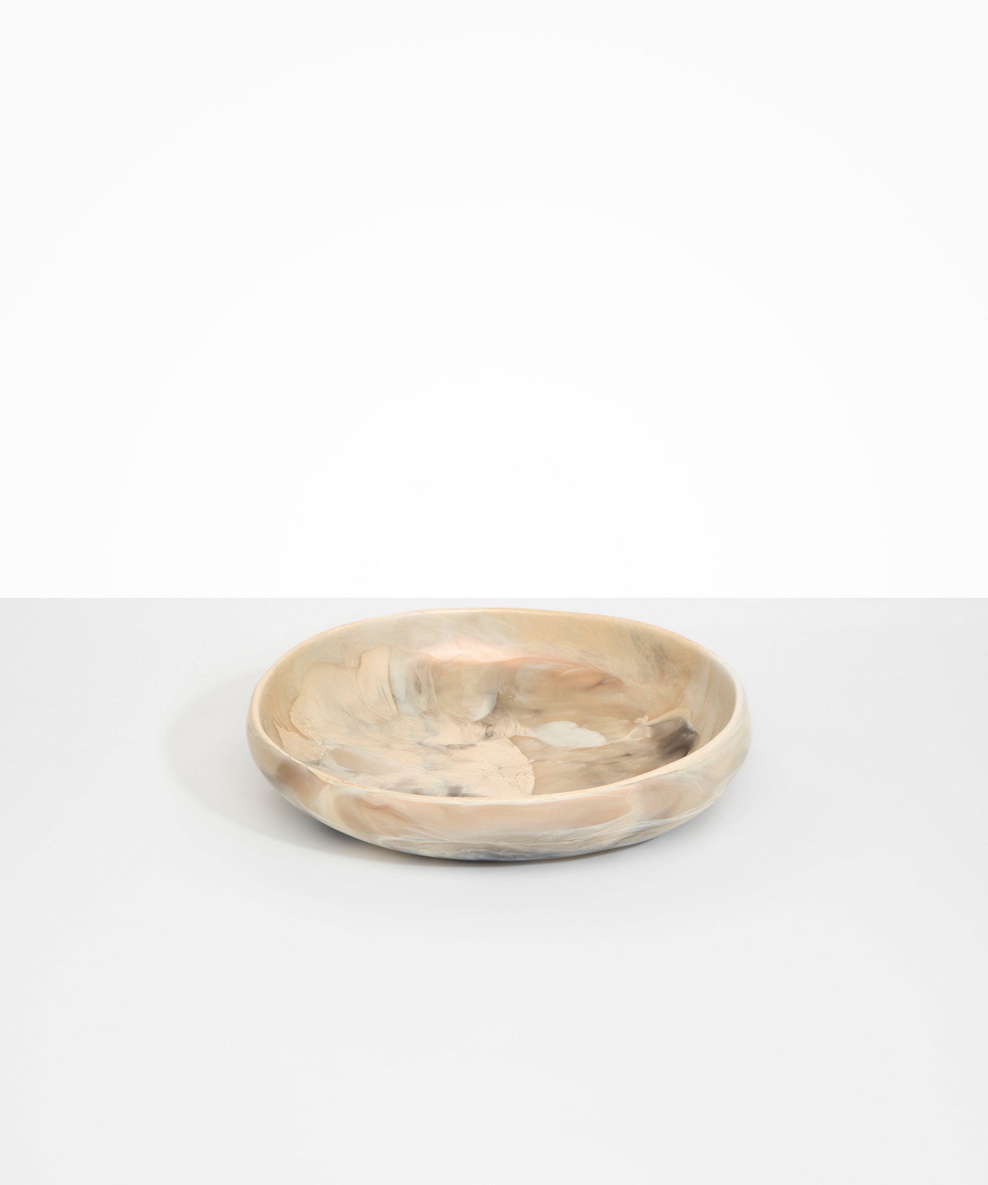 Dinosaur Designs Medium Earth Bowl Bowls in Sandy Pearl color resin