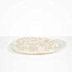 Dinosaur Designs Large Pebble Platter Serving Platters in Chalk Swirl color resin