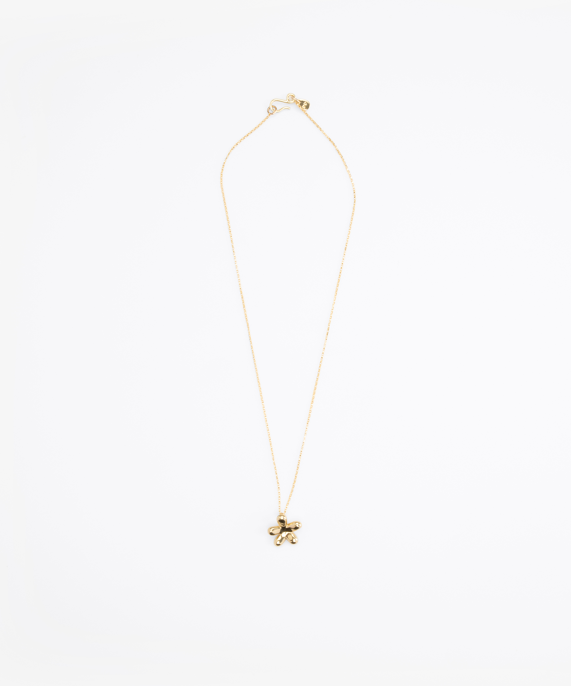 LO Collections Daisy Pendant Necklaces in Nano-Coated Brass Material 