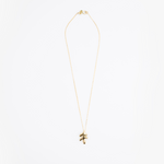 LO Collections Leaf Pendant Necklaces in Nano-Coated Brass Material 