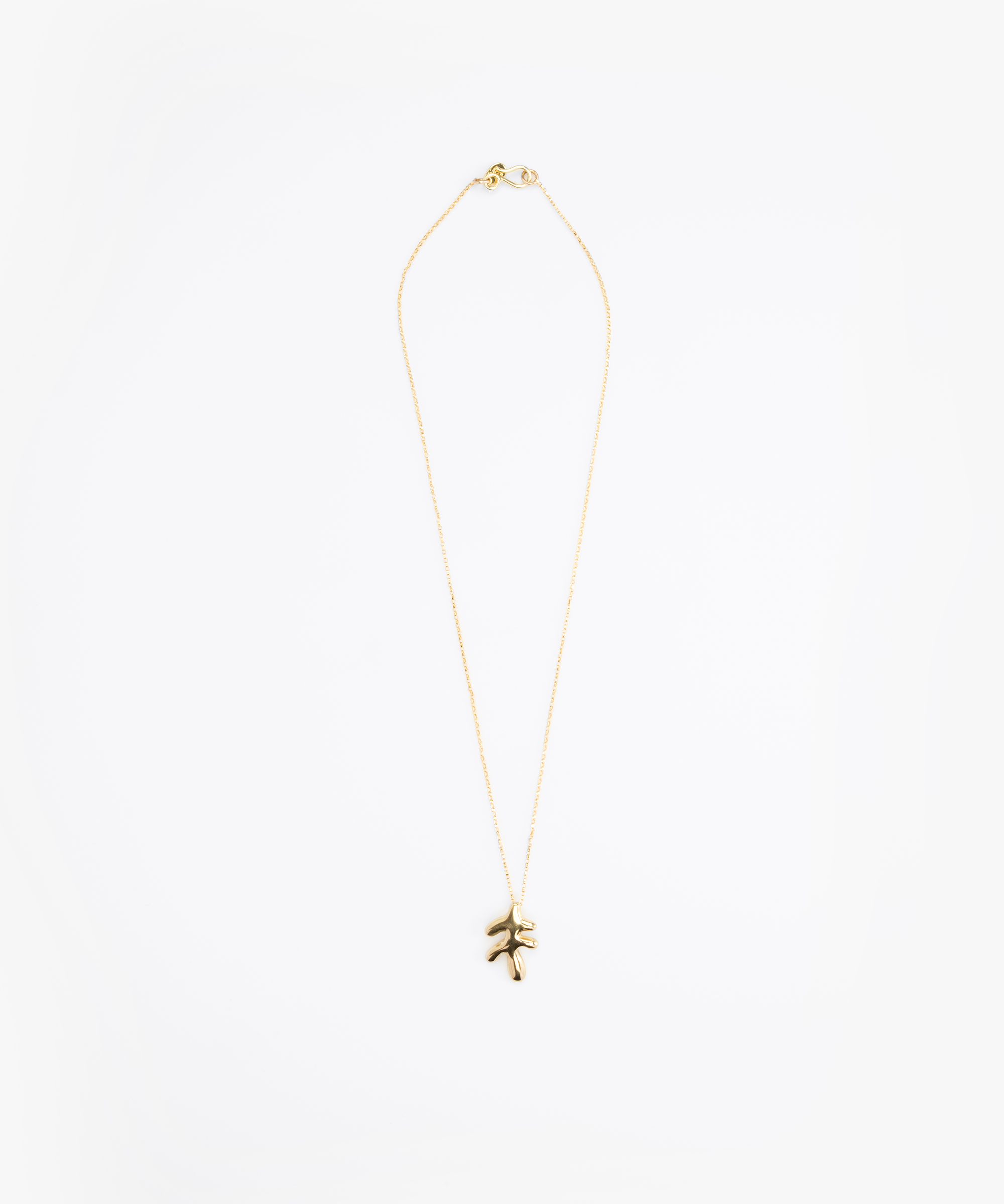 LO Collections Leaf Pendant Necklaces in Nano-Coated Brass Material 