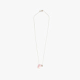 Dinosaur Designs Joie De Vivre Pendant Necklaces in Shell Pink color resin with 925 Sterling Silver Material