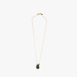 Dinosaur Designs Joie De Vivre Pendant Necklaces in Black Marble color resin with Gold-Filled Material