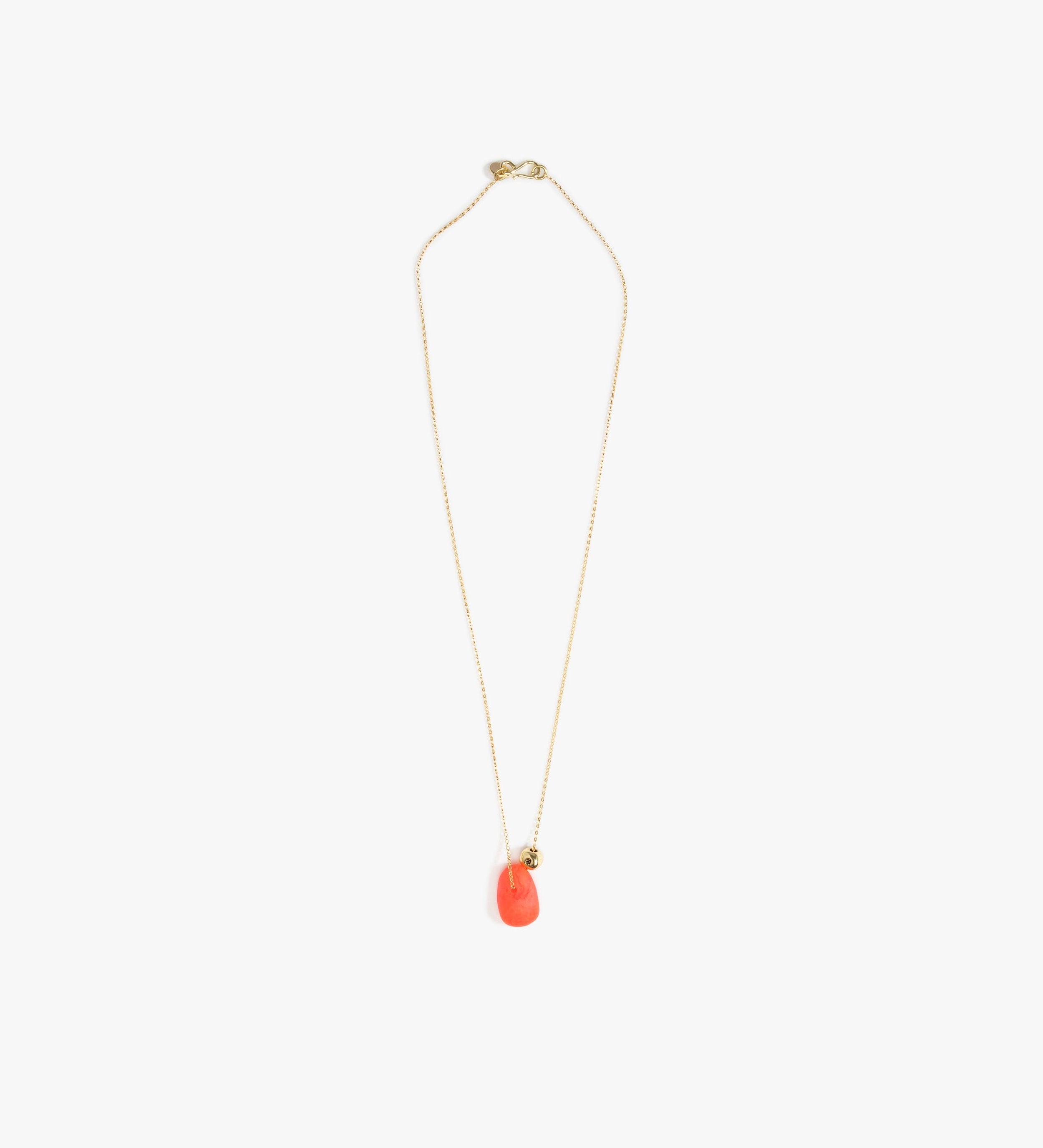 Dinosaur Designs Joie De Vivre Pendant Necklaces in Lychee color resin with Gold-Filled Material