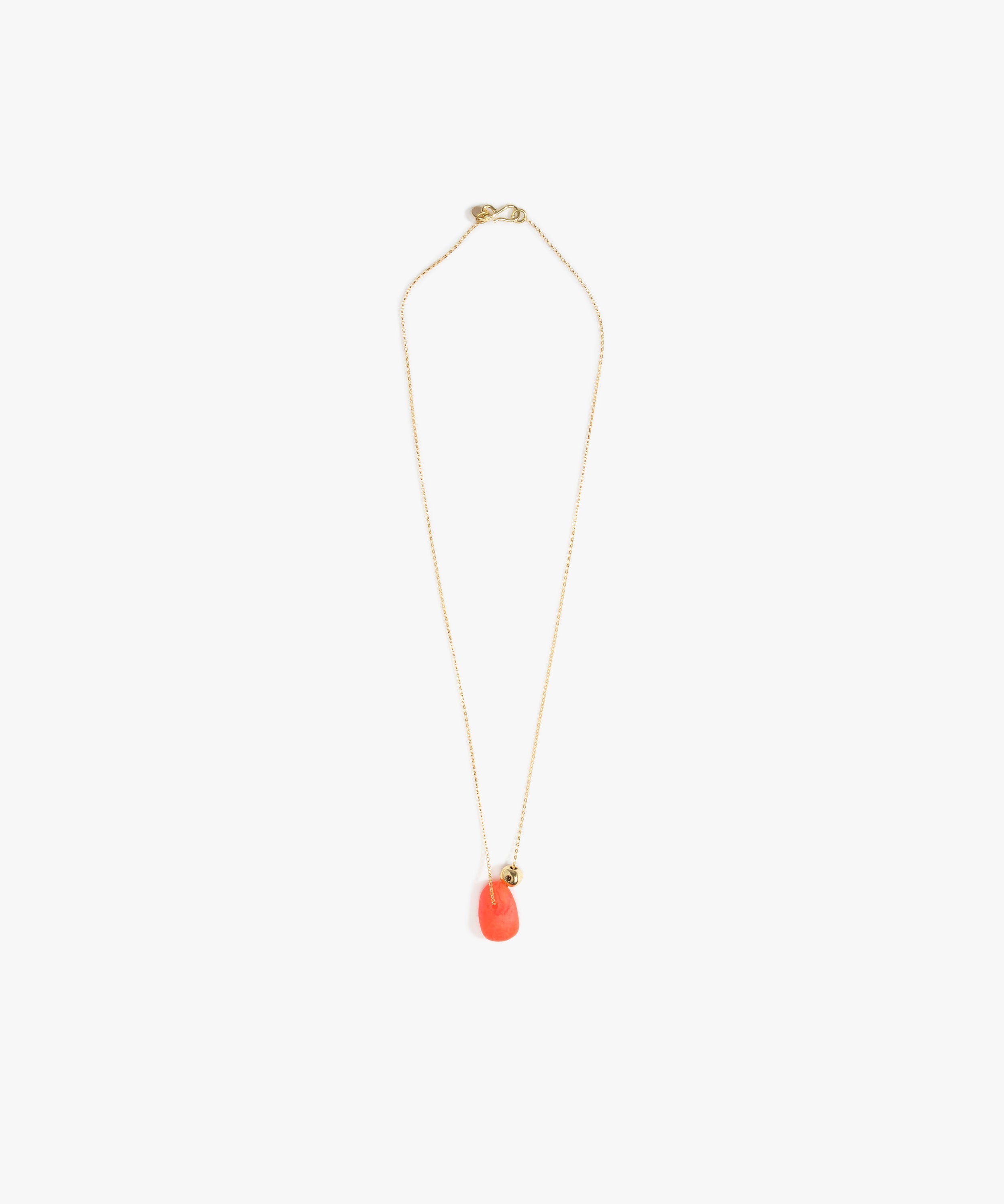 Dinosaur Designs Joie De Vivre Pendant Necklaces in Lychee color resin with Gold-Filled Material