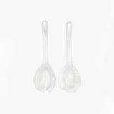 Dinosaur Designs Long Stone Servers Tableware in Frost Colour resin