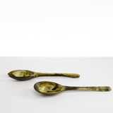 Dinosaur Designs Long Stone Servers Tableware in Malachite Colour resin