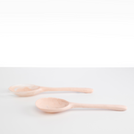 Dinosaur Designs Long Stone Servers Tableware in Rose Swirl color resin