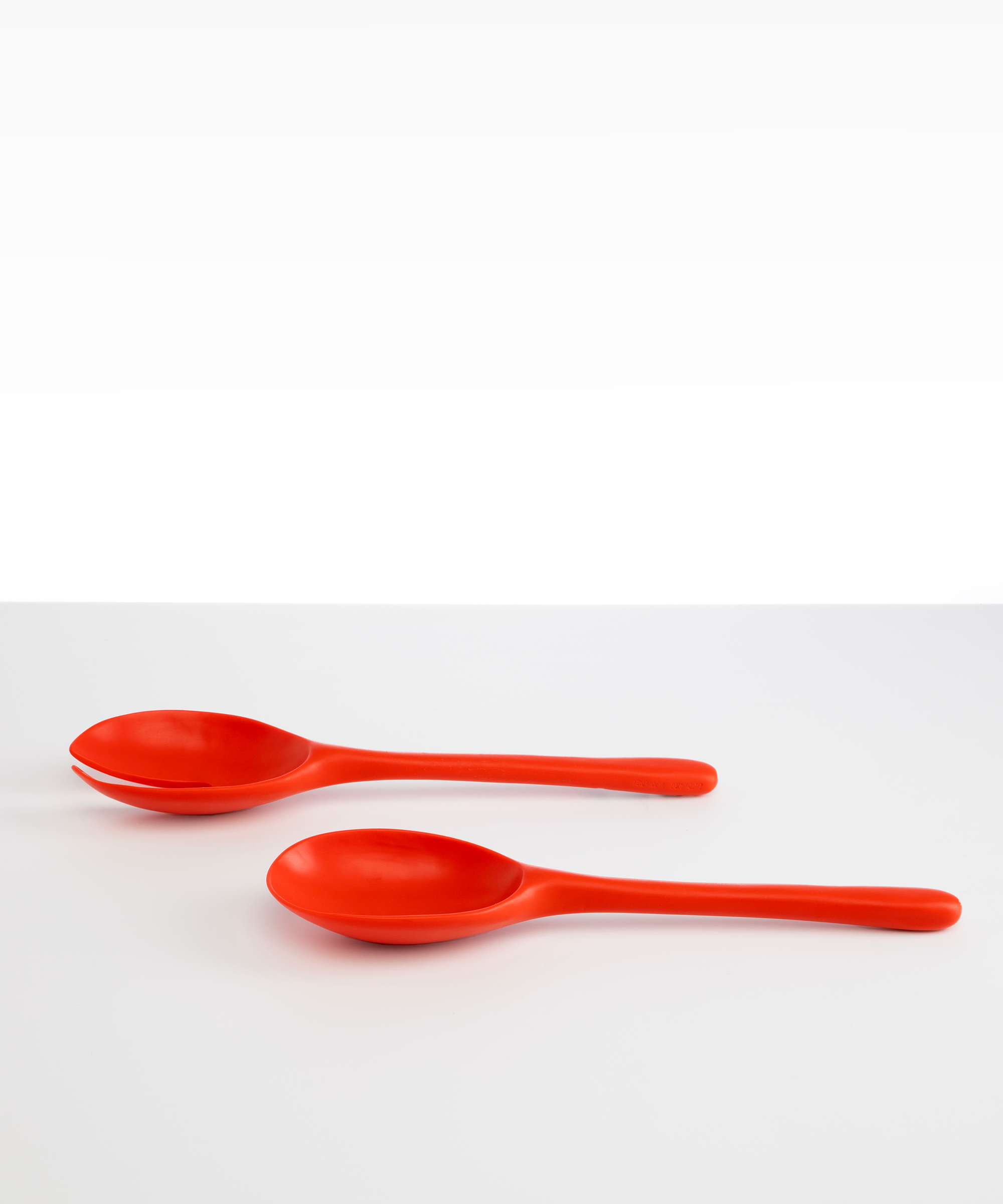 Dinosaur Designs Long Stone Servers Tableware in Coral Pop color resin