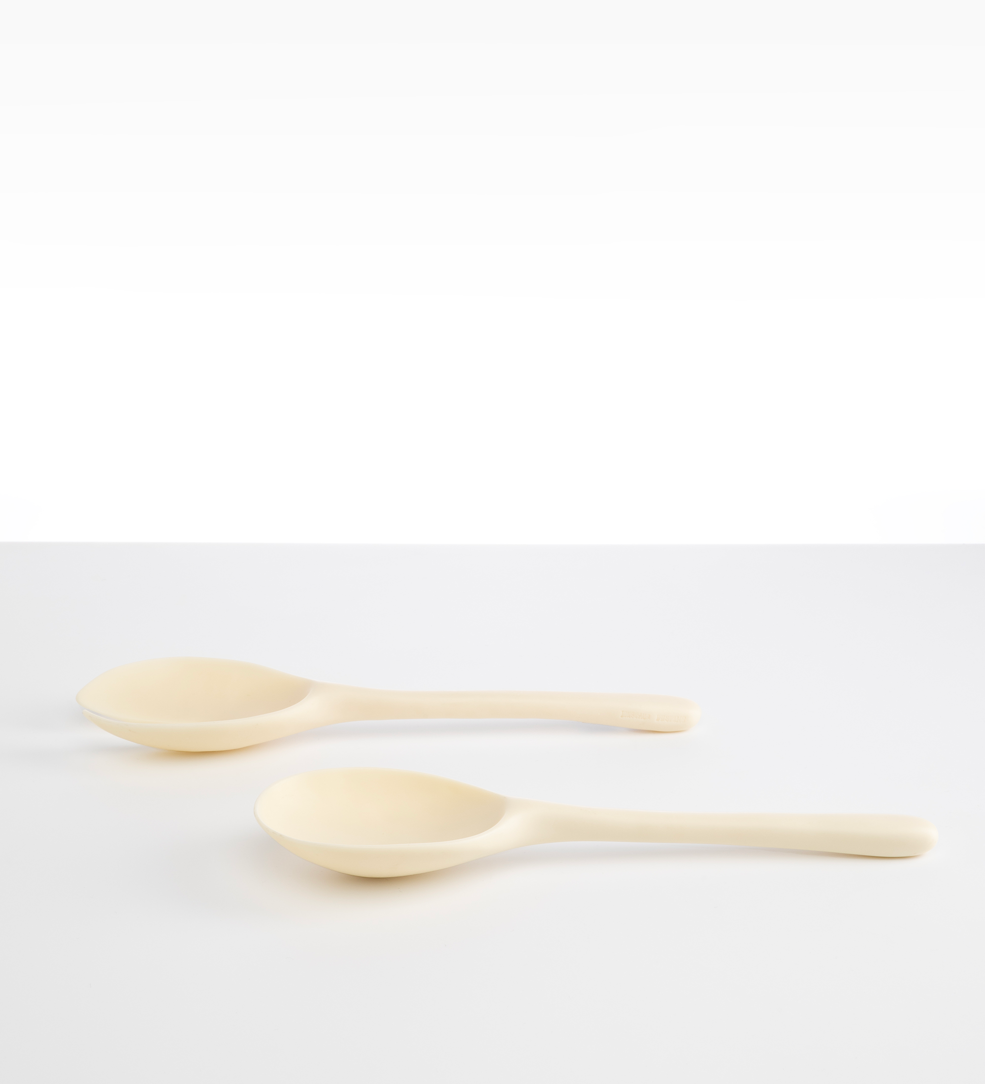 Dinosaur Designs Long Stone Servers Tableware in Cream Colour resin