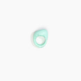 Dinosaur Designs Pebble Ring Rings in Mint color resin with Regular Fit