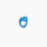 Dinosaur Designs Pebble Ring Rings in Sky color resin with Regular Fit