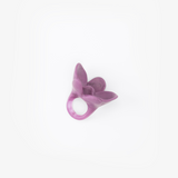 Dinosaur Designs Orchid Ring Rings in Grape color resin with Regular Fit