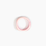 Dinosaur Designs Large Organic Bangle Bracelets in Shell Pink color resin with Narrow Fit