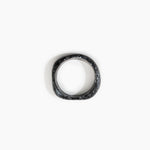 Dinosaur Designs Large Organic Bangle Bracelets in Black Marble color resin with Narrow Fit