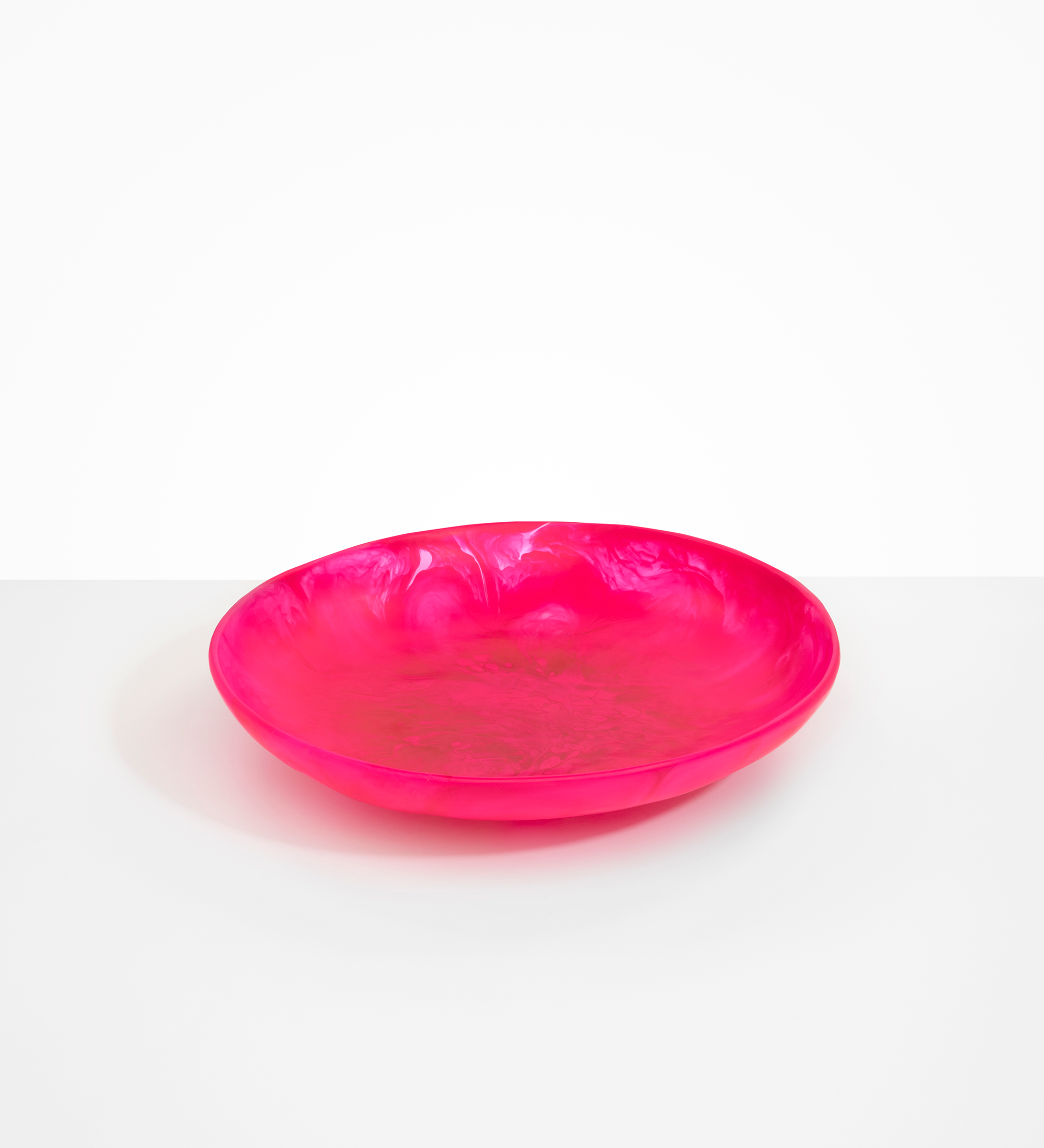 Dinosaur Designs Atelier Salad Bowl Bowls in Flamingo color resin