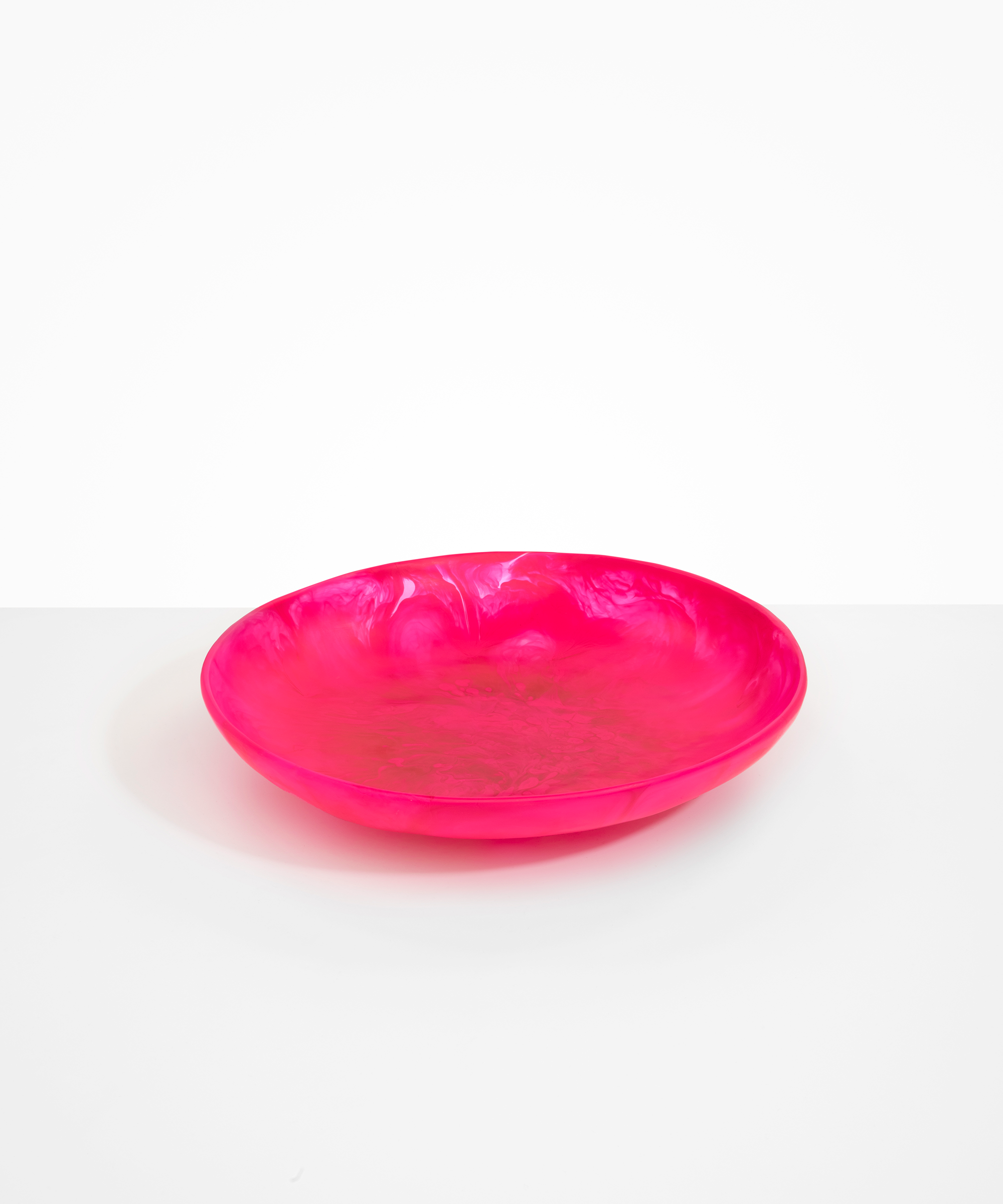 Dinosaur Designs Atelier Salad Bowl Bowls in Flamingo color resin