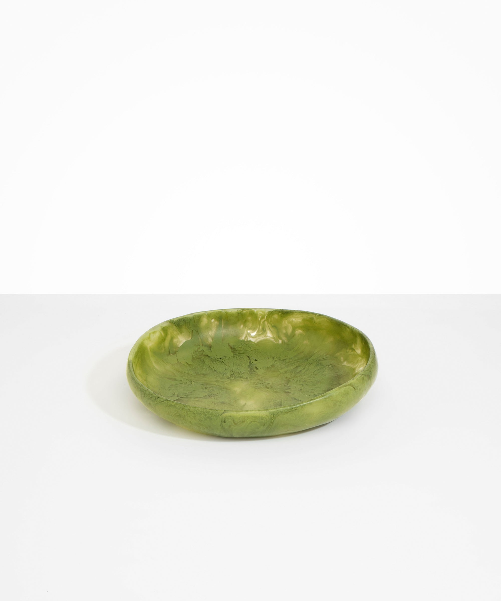 Dinosaur Designs Medium Earth Bowl Bowls in Olive color resin