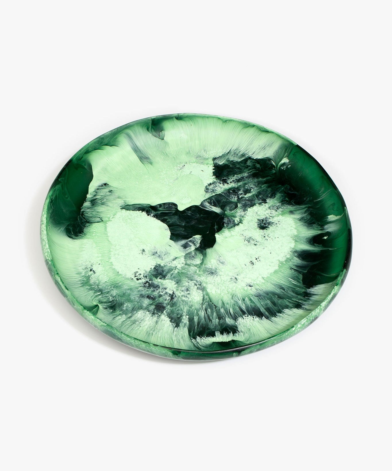 Dinosaur Designs Extra Large Earth Bowl Bowls in Moss color resin