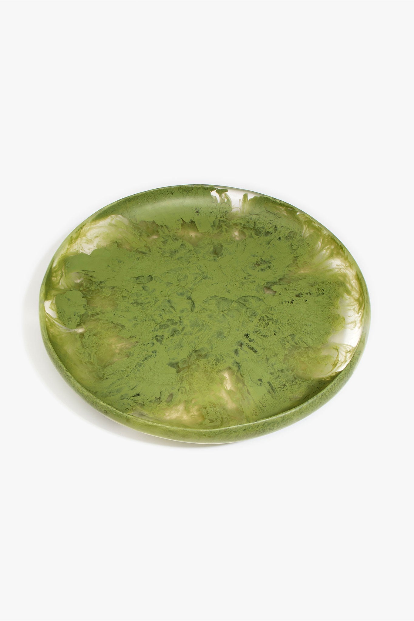Dinosaur Designs Extra Large Earth Bowl Bowls in Olive color resin